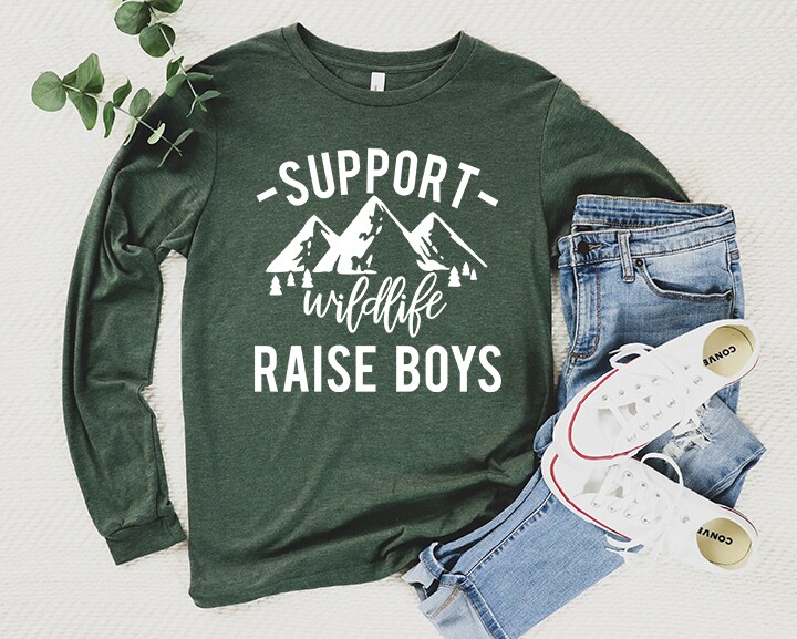 Support Wildlife Raise Boys T-Shirt