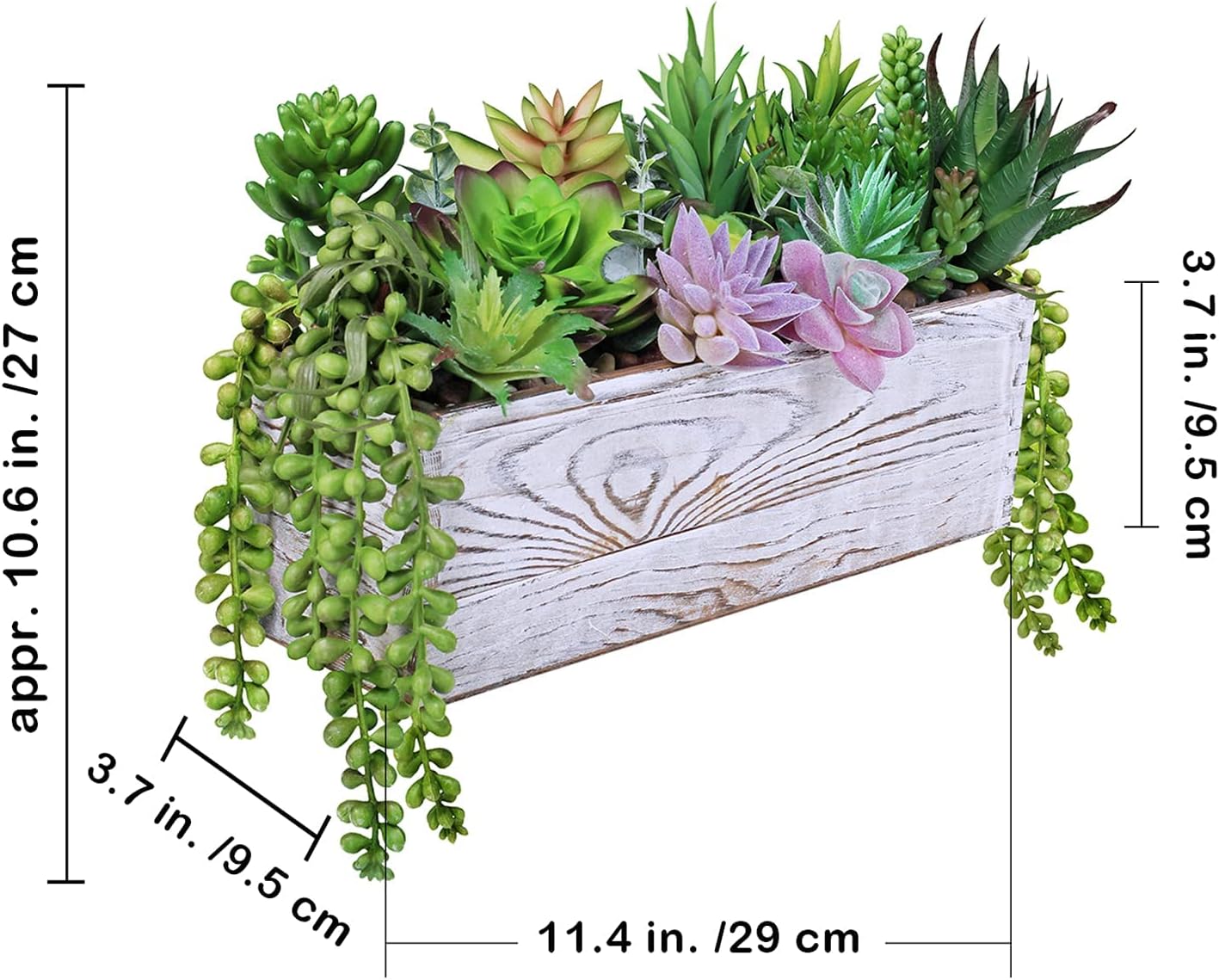 Assorted Artificial Succulents 19 pcs