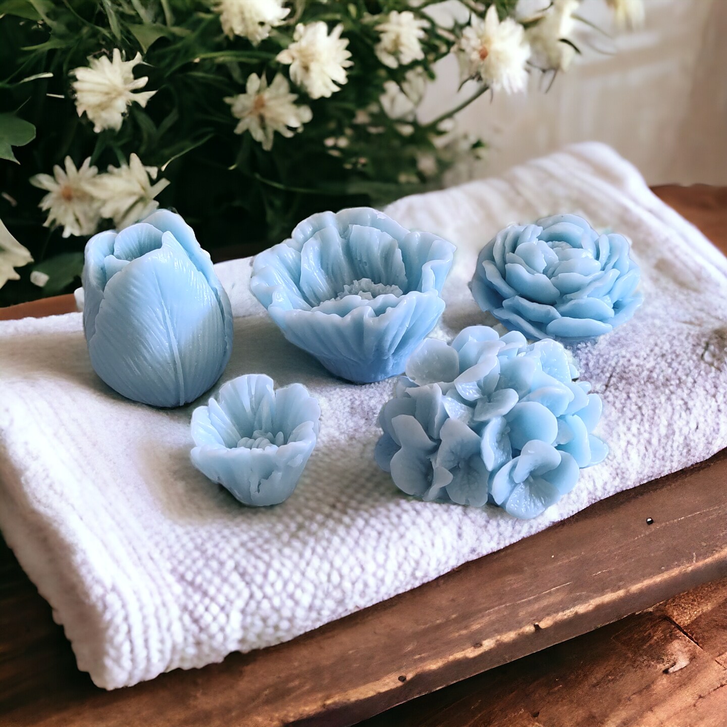 Gift Set of Flower Soaps | Sensitive Skin 285252232199962624