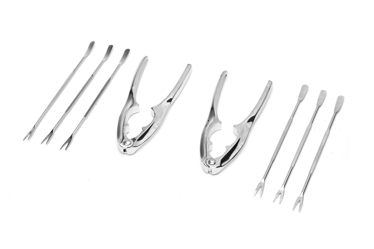 Silver Seafood Tool Set