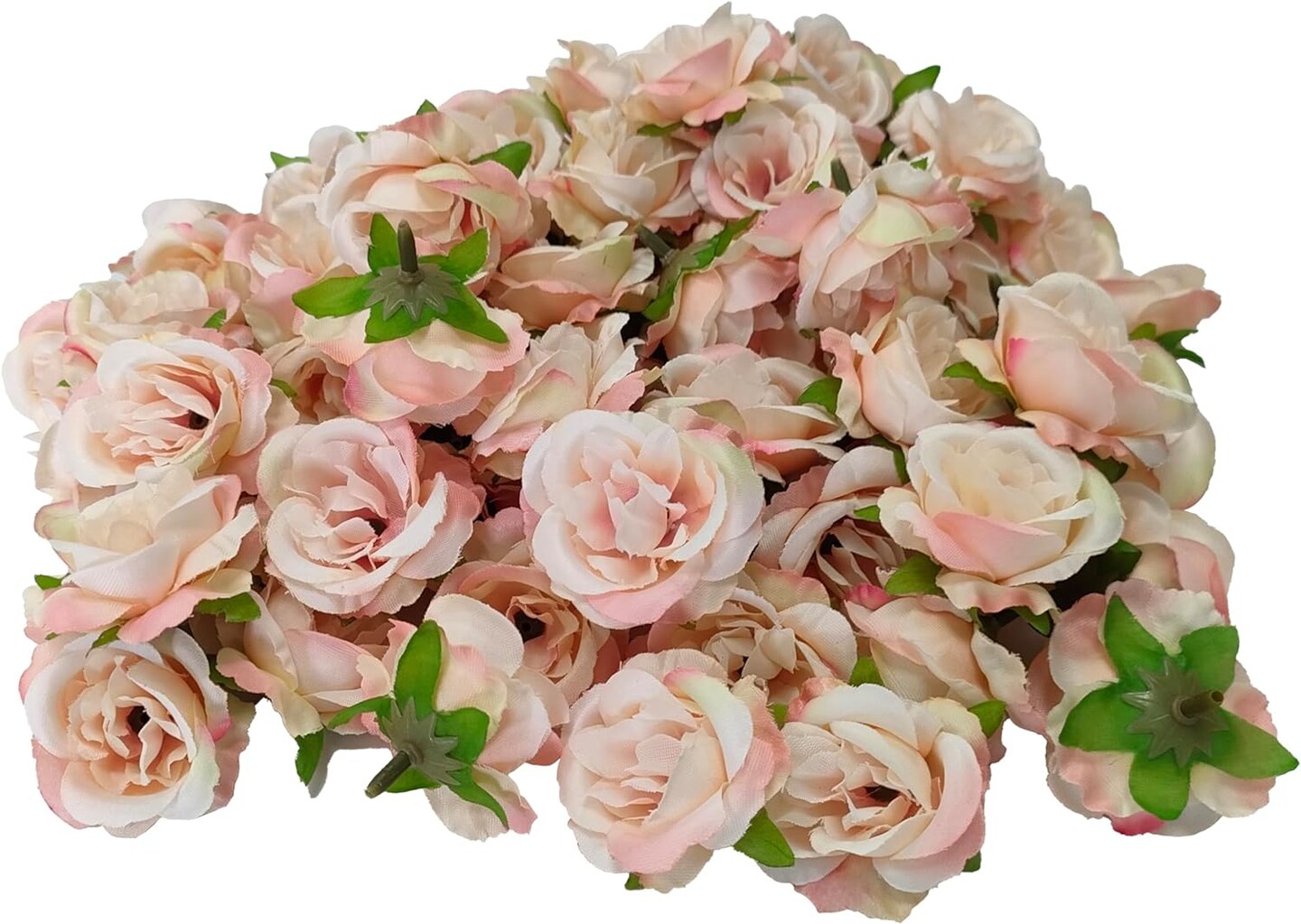 2.2 Inches Artificial Stemless Rose Flower Heads for DIY 80 pcs Michaels