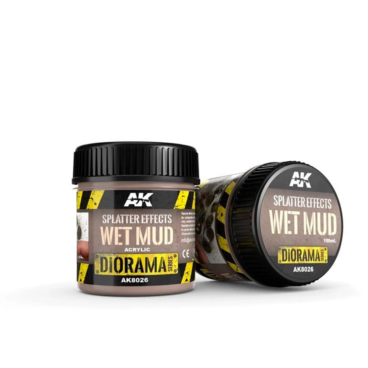 AK Interactive: Splatter Effects Wet Mud (100ml Bottle)