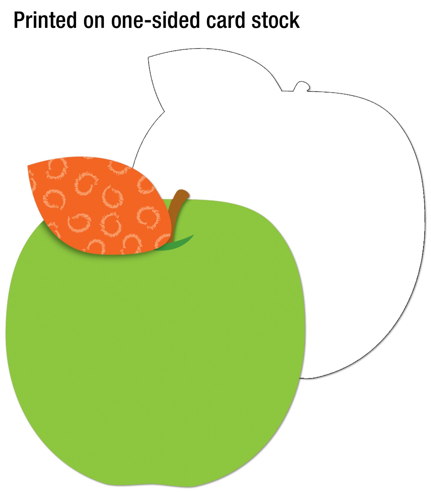 Carson Dellosa 36-Piece Red, Yellow, and Green Apples, Colorful Cardstock Fruit Cutouts for Name Tags, Bulletin Board, Back to School Decorations, and Classroom Decor