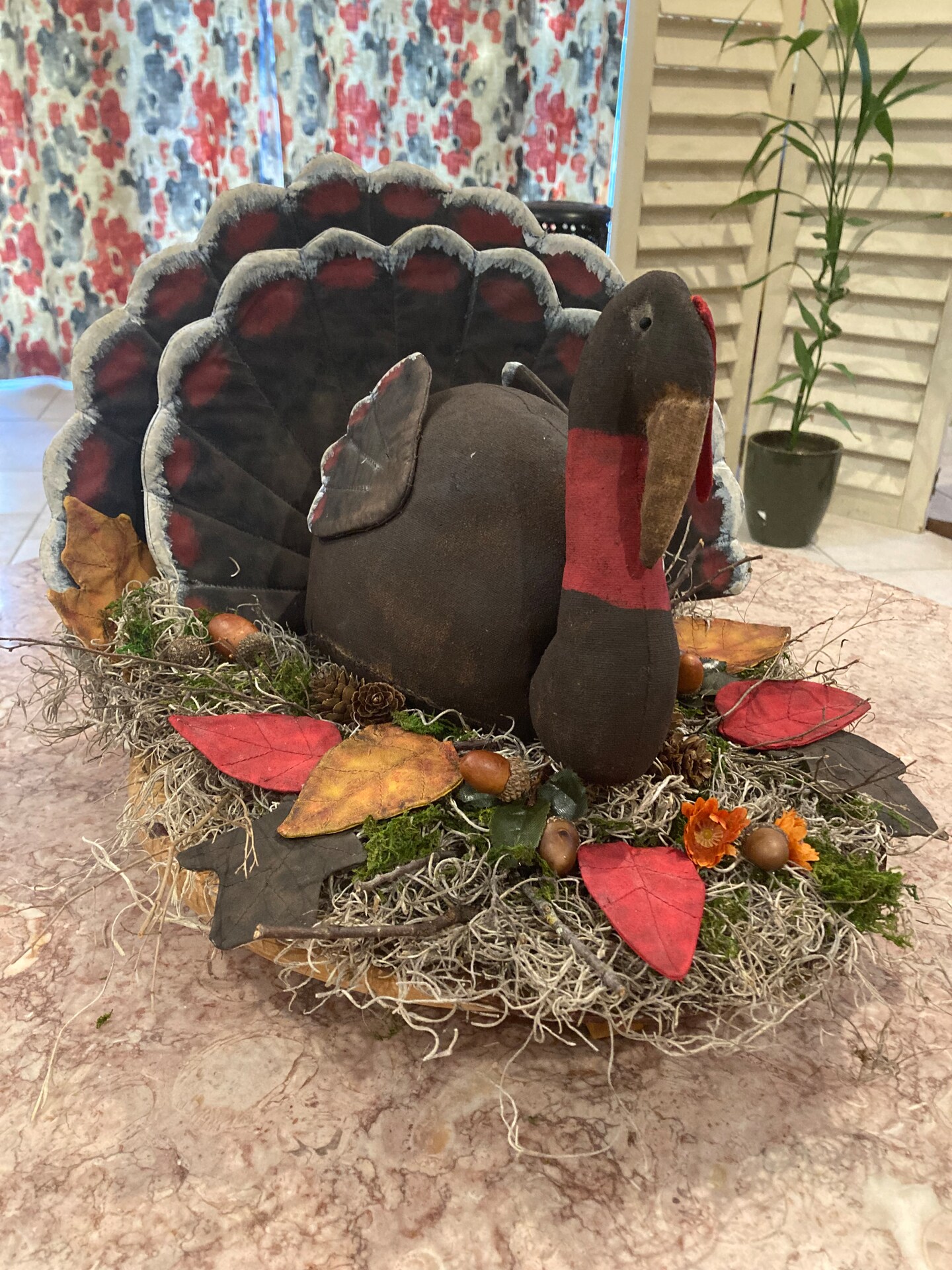 Handmade Thanksgiving Turkey Table Centerpiece - Fall Decoration - Thanksgiving Decoration - Fall Farmhouse - Country Decor product 5