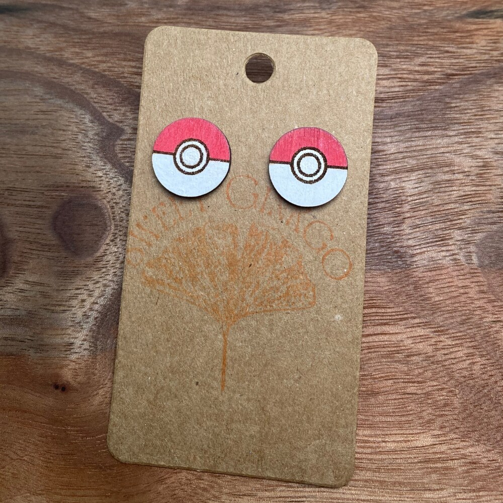 Wooden Nintendo Stud Earrings | Pikachu, Eevee, Pokeball, Kirby, Super  Mario, Pokemon, Zelda | Videogame Accessories | Gamer Jewelry | MakerPlace  by Michaels