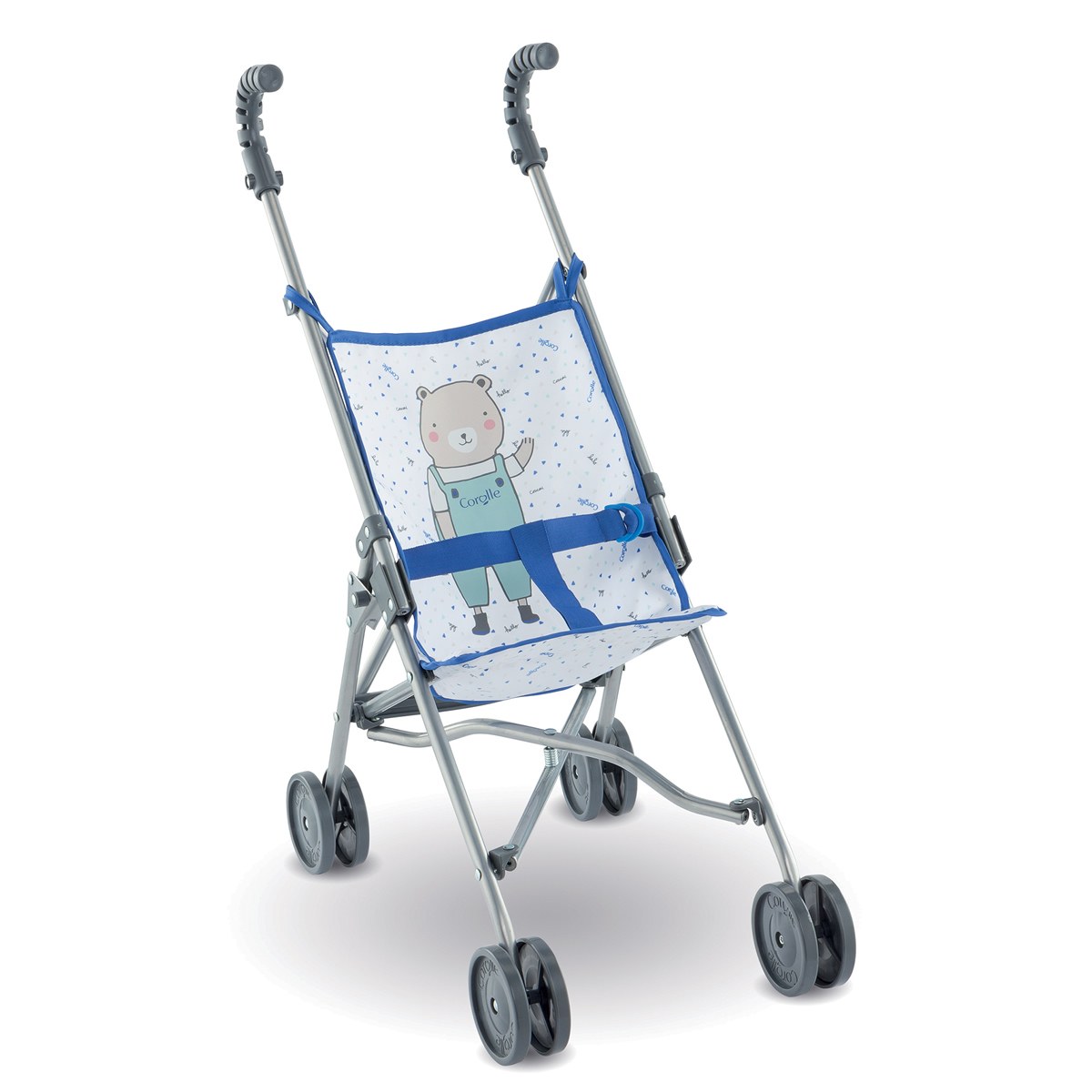 Corolle Umbrella Doll Stroller - Blue