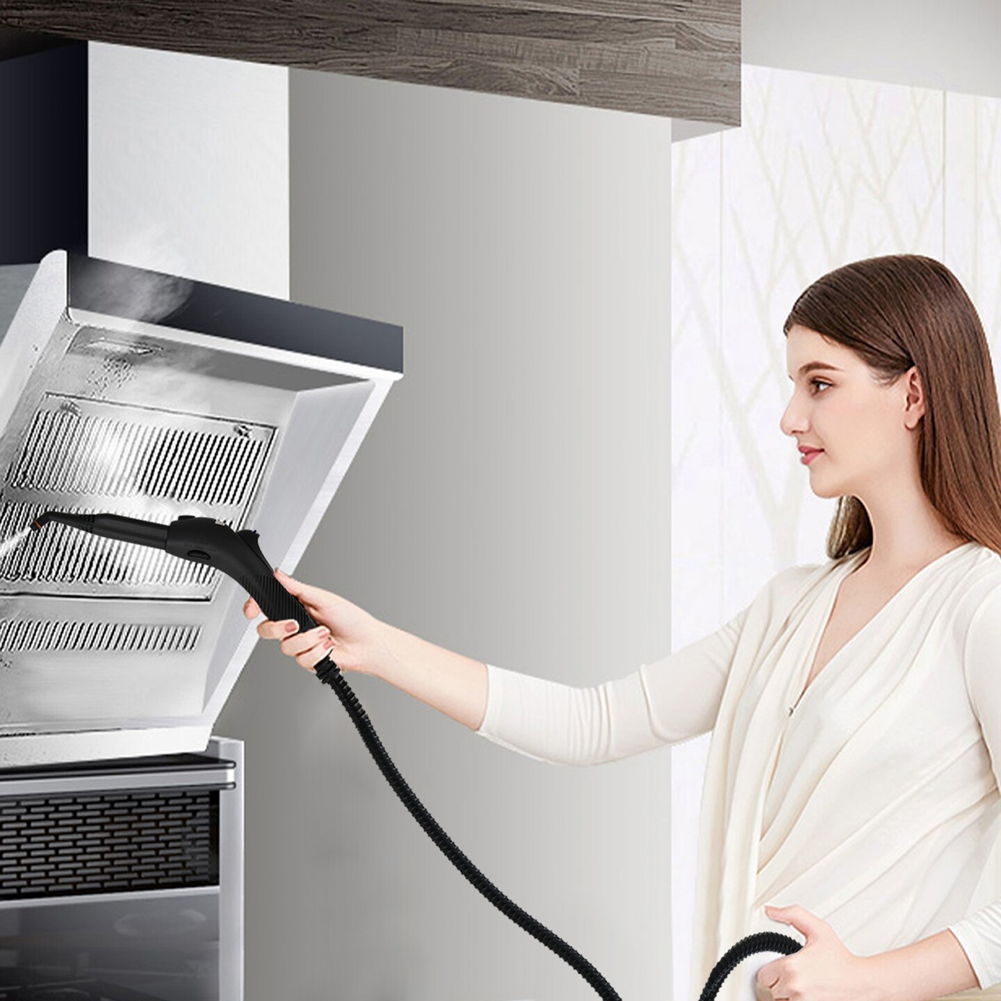 Heavy Duty Multi-purpose Steam Cleaner Mop with Detachable Handheld Unit