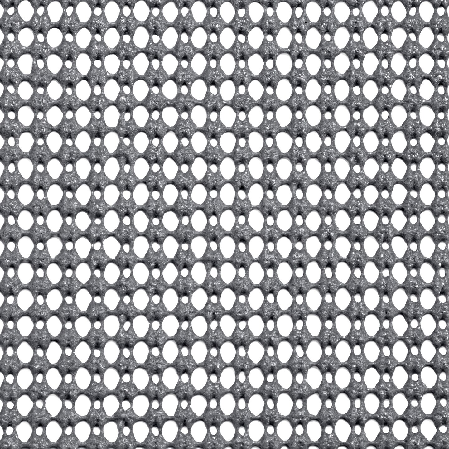 Smart Design Classic Grip Shelf Liner - 12 inch x 10 feet - Graphite Gray