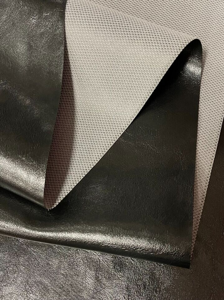 50+ Colors Vinyl Fabric Faux Leather Auto Upholstery 56"Wide Continuous By Yard