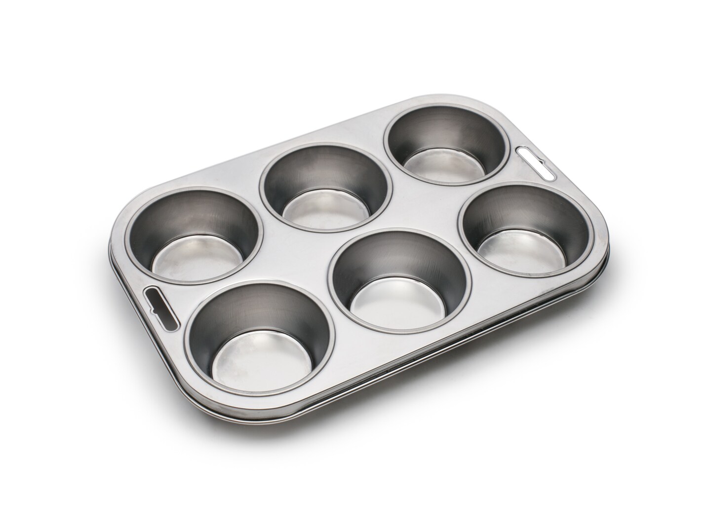 6 Cup Stainless Steel Muffin Pan