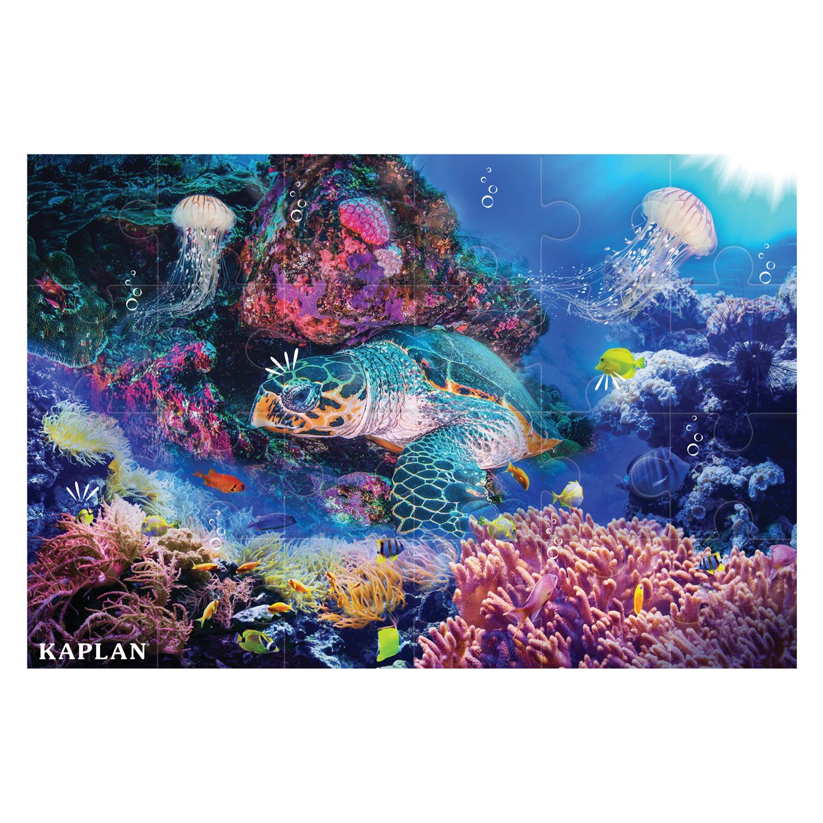 Kaplan Early Learning Company Sea Life Floor Puzzle - 24 Pieces