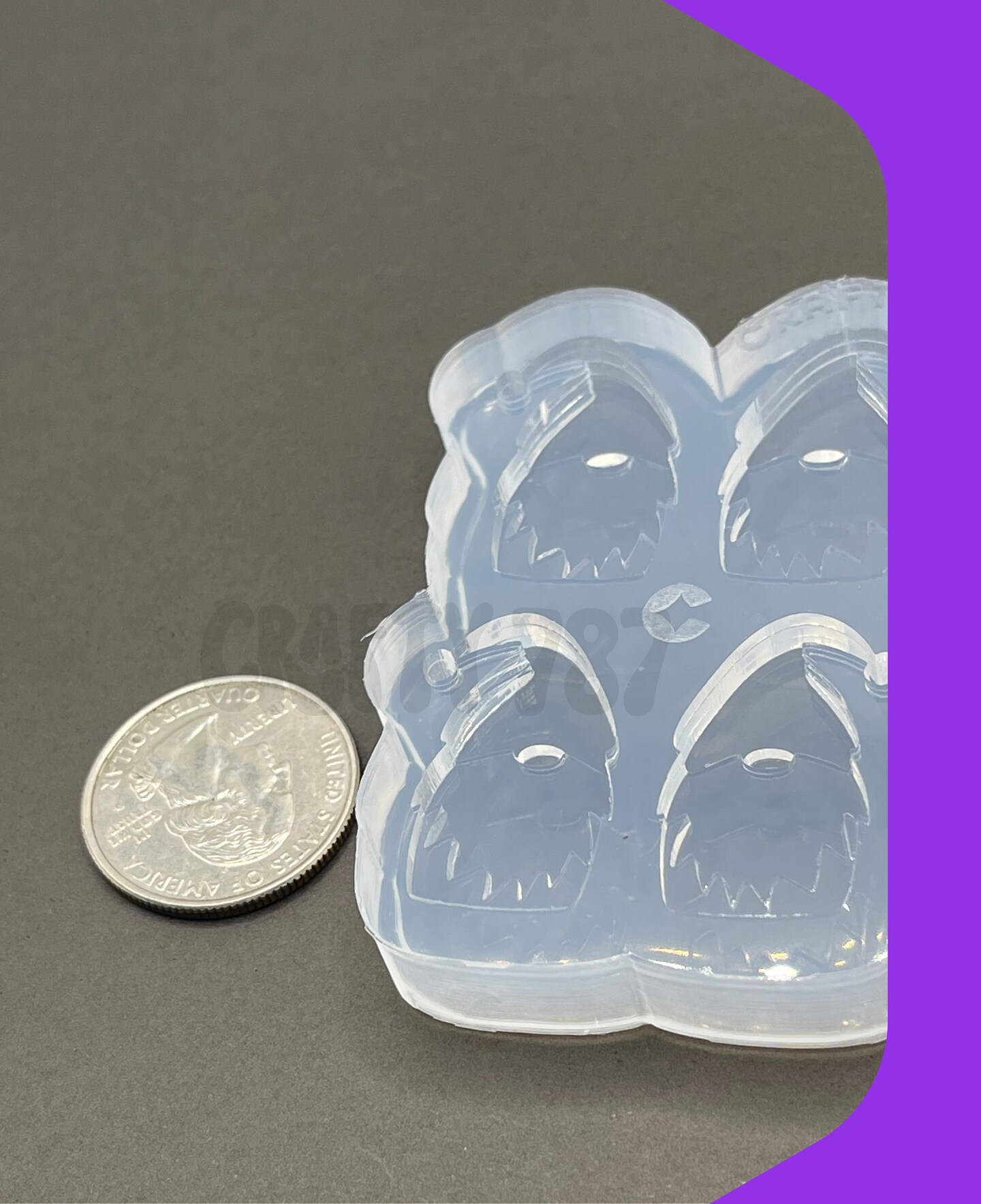 Gnomes Studs/Bits Silicone Mold (A14)