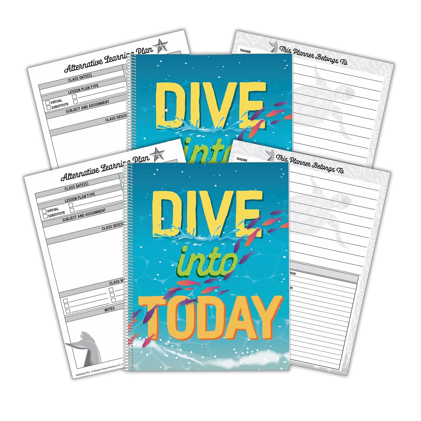 Seas the Day Lesson Plan &#x26; Record Books, Pack of 2