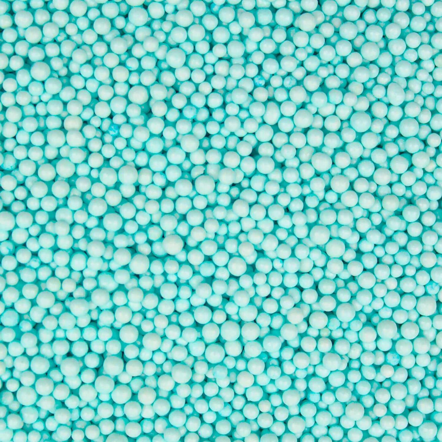 Krazy Sprinkles - Baby Blue Mini Beads (1/2 Cup, 1x Jar) for Cakes, Ice Cream &#x26; Cookies