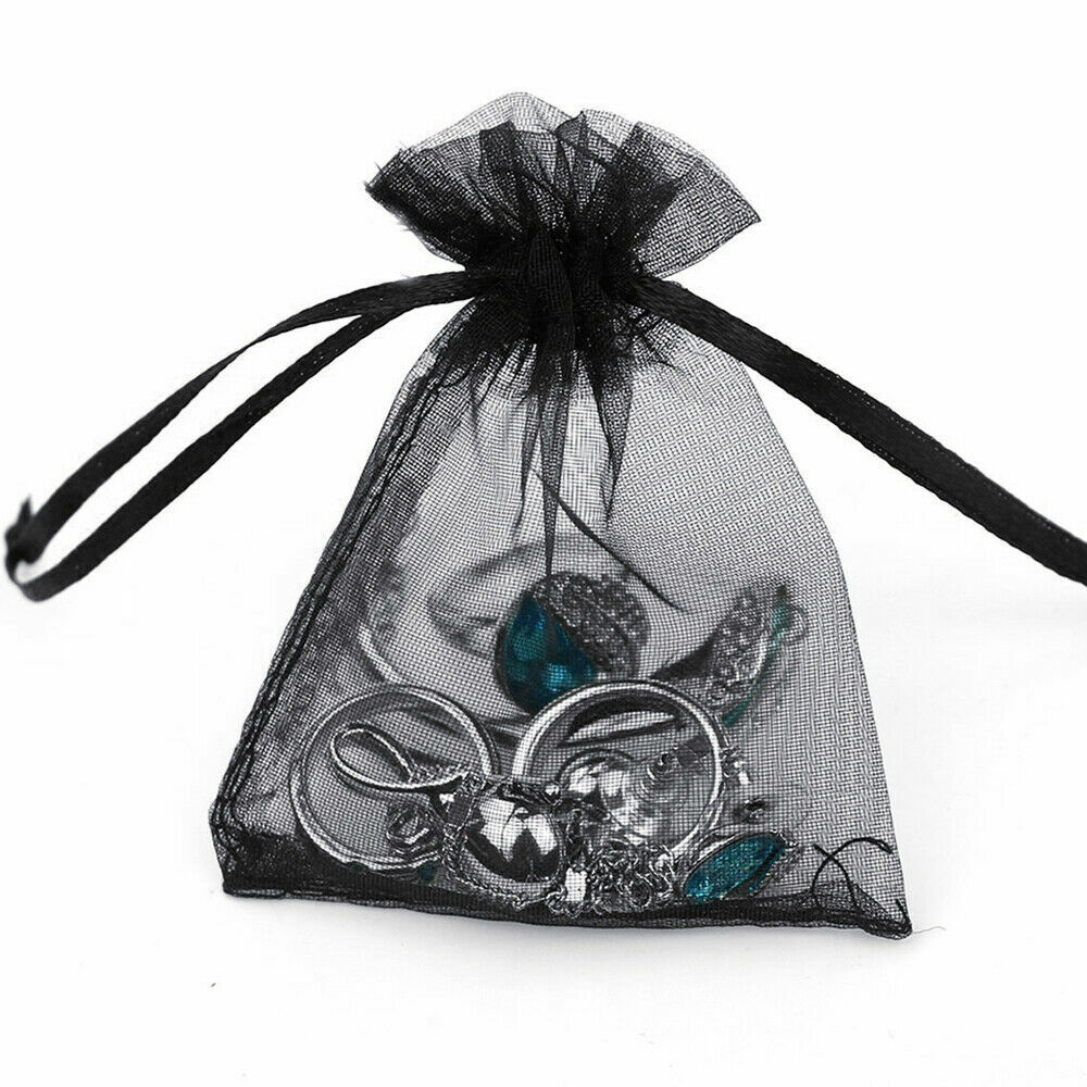 4x6 Organza Drawstring Bags Pouch 100 pcs