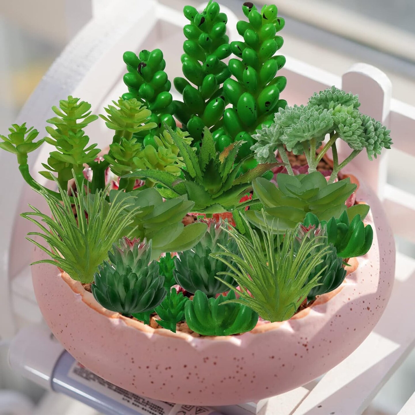 Artificial Succulents for DIY Crafting Home 22 pcs