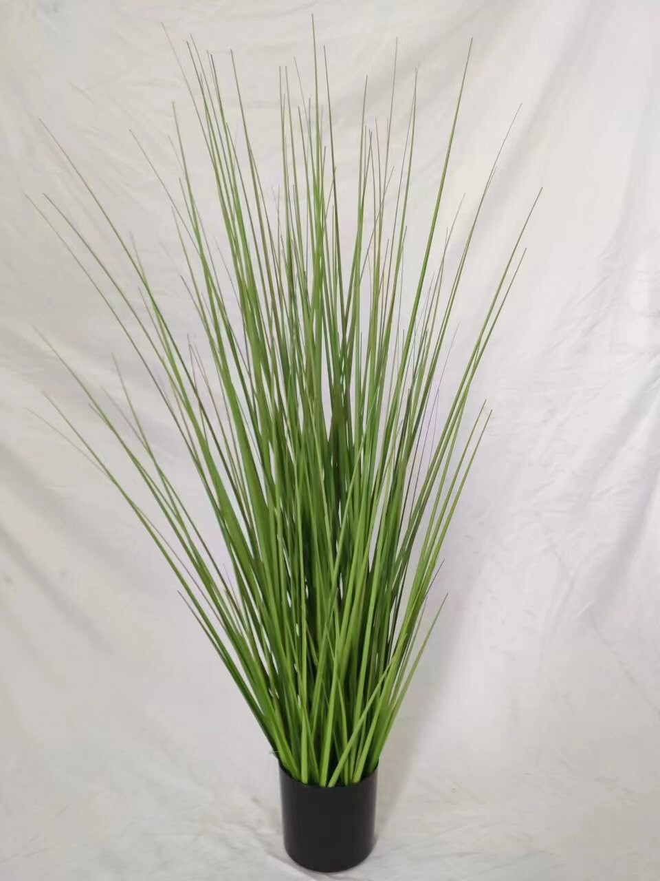 Decorative 3-Foot Tall Artificial Grass in Stylish Ceramic Pot - Perfect for Indoor and Outdoor Home Decor