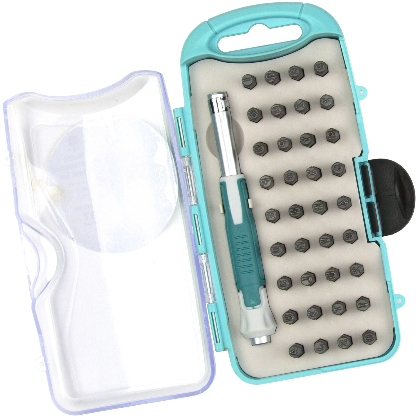 CousinDIY Stamp & Go Metal Stamping Tool Kit with Letters and Numbers