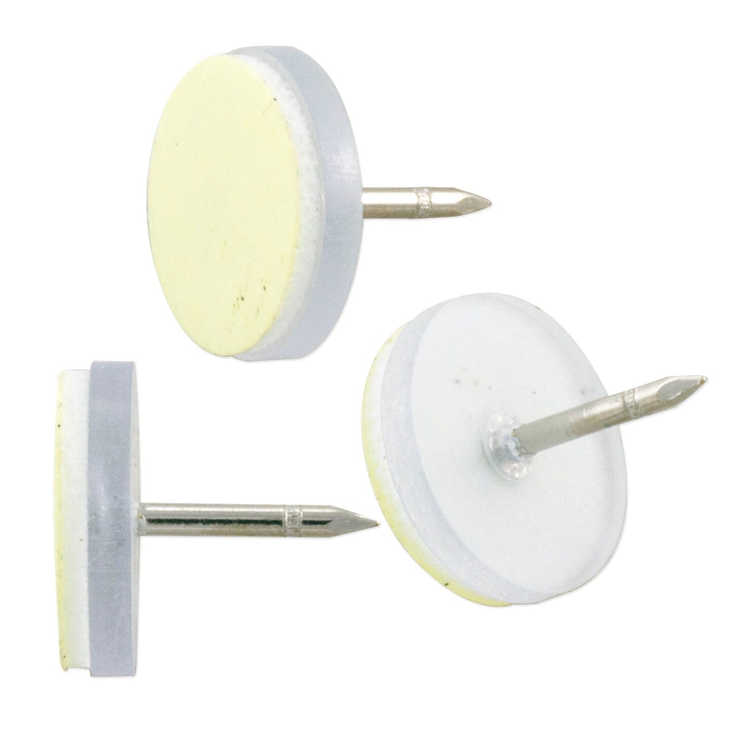 3/8&#x22; Silver Color Self-Stick Tie Tack (Package of 10)