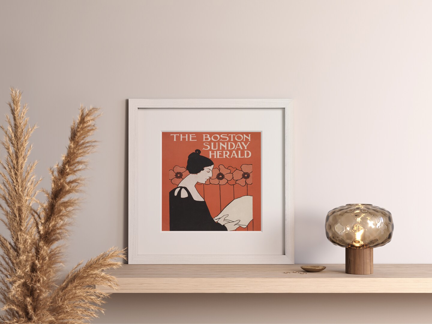 Haus and Hues Oak Wood Picture Frames Matted with Real Glass