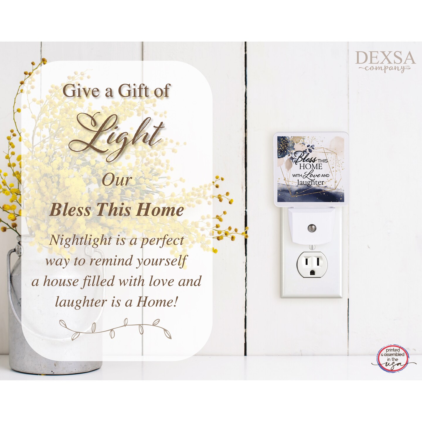 Bless This Home Night Light
