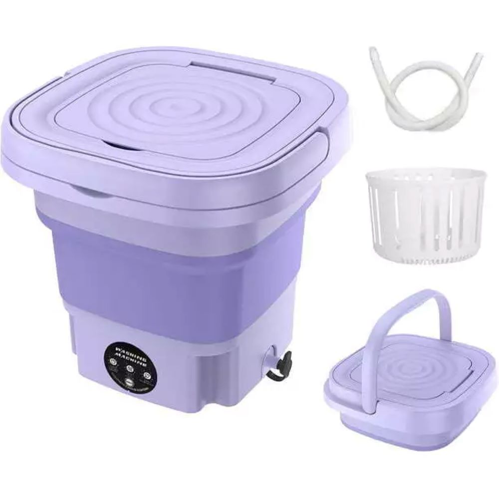Kitcheniva Portable 8L Mini Folding Washing Machine And Dryer
