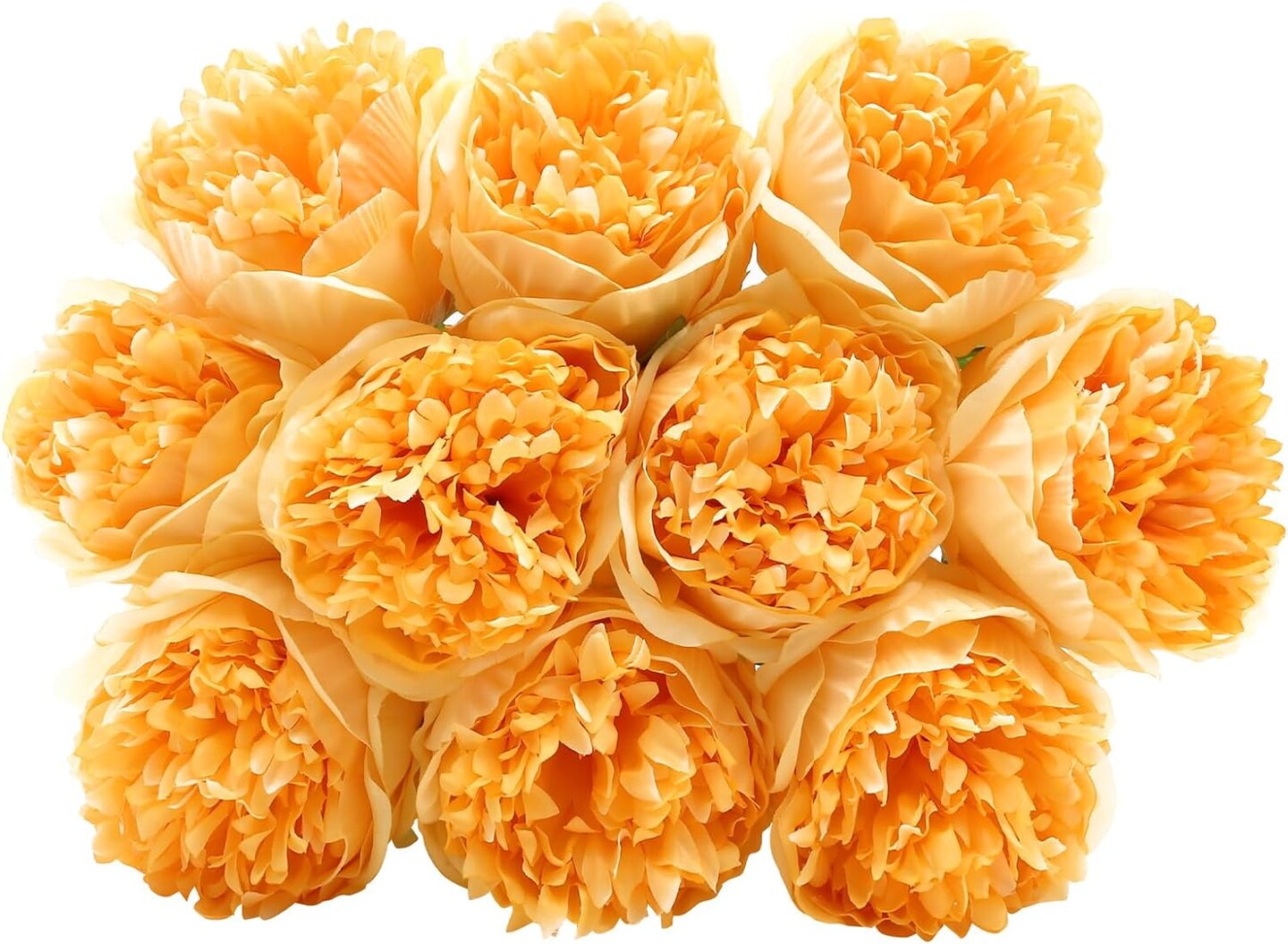 10Heads Artificial Peony Silk Flowers for Home, Wedding, and Party ...