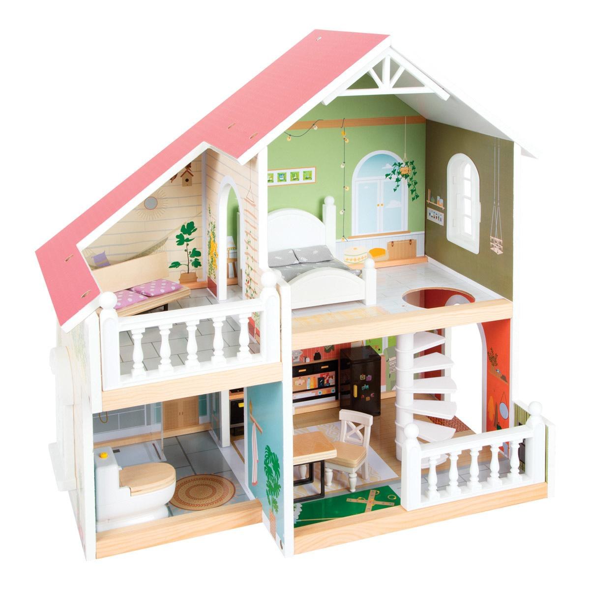 Small Foot Country Cottage Wooden Doll House - Main Image