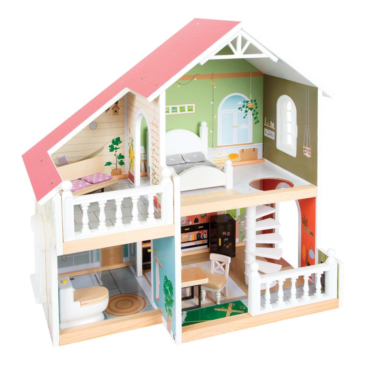 Small Foot Country Cottage Wooden Doll House