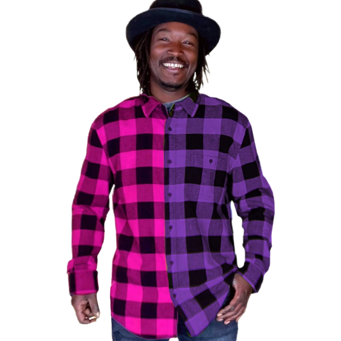 ☆FREEDOM☆ Freedom Flannel Shirt Purple FD23WMSH3620PP FREEDOM Flanel Shirt (Purple) - 프리덤에슬레틱