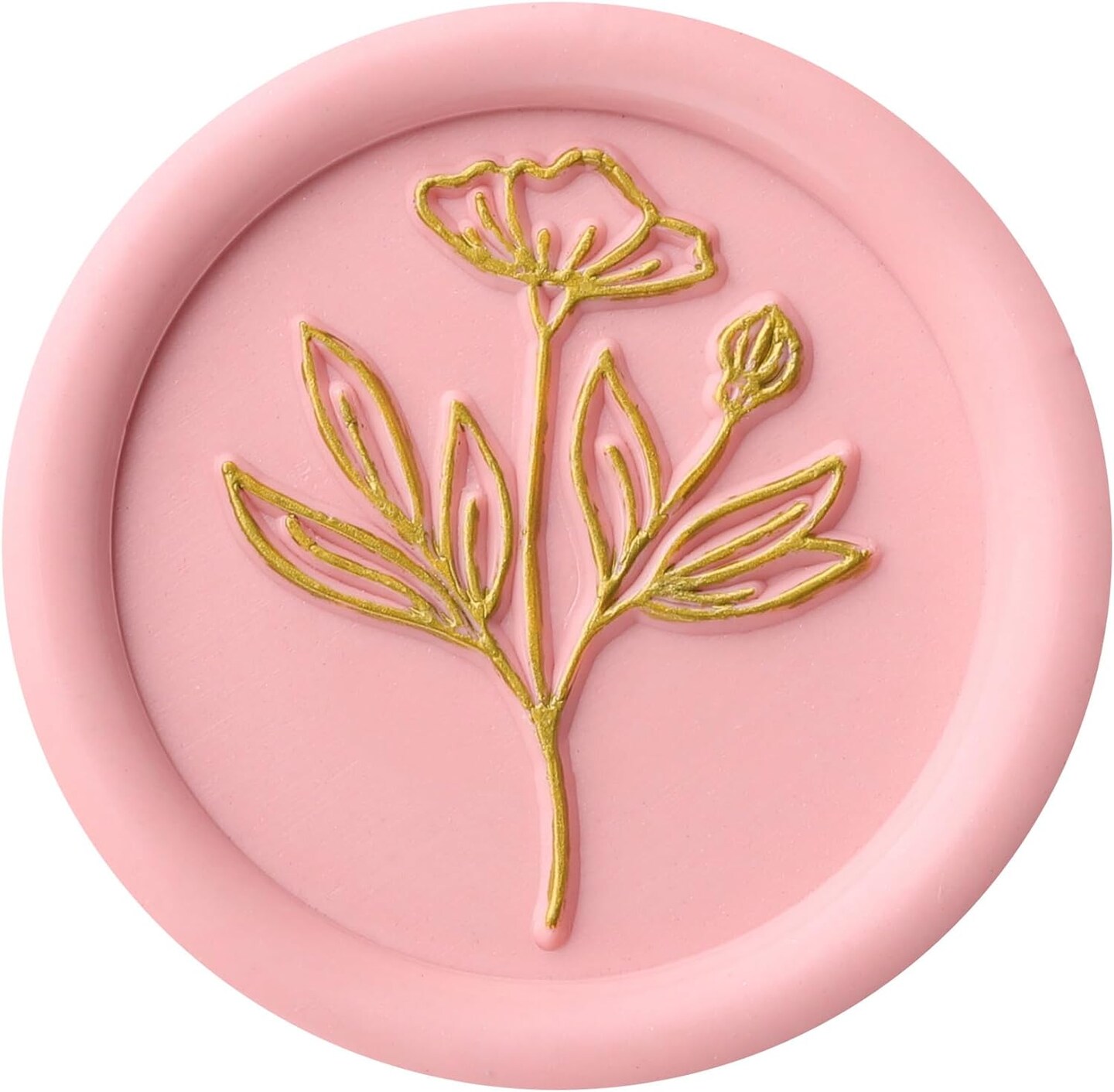 Flower Wax Seal Stamp, Vintage Plant Seal Stamp for Wedding Party Invitations Envelopes Gift Packing