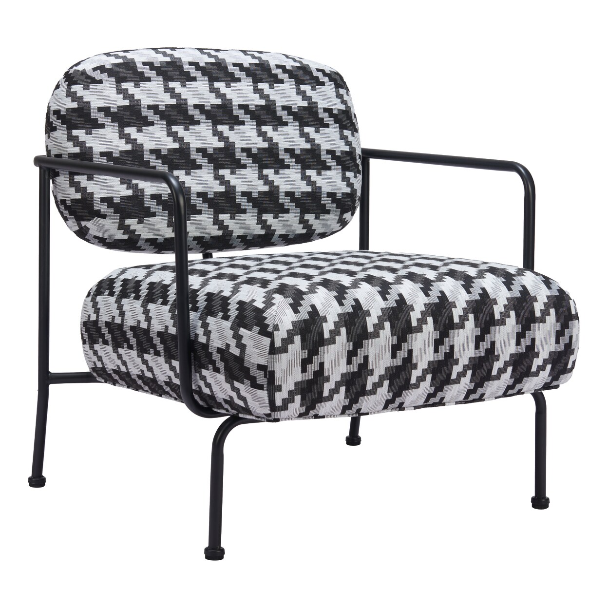 Ulet Accent Chair Multicolor Contemporary Design Polyester Steel Frame
