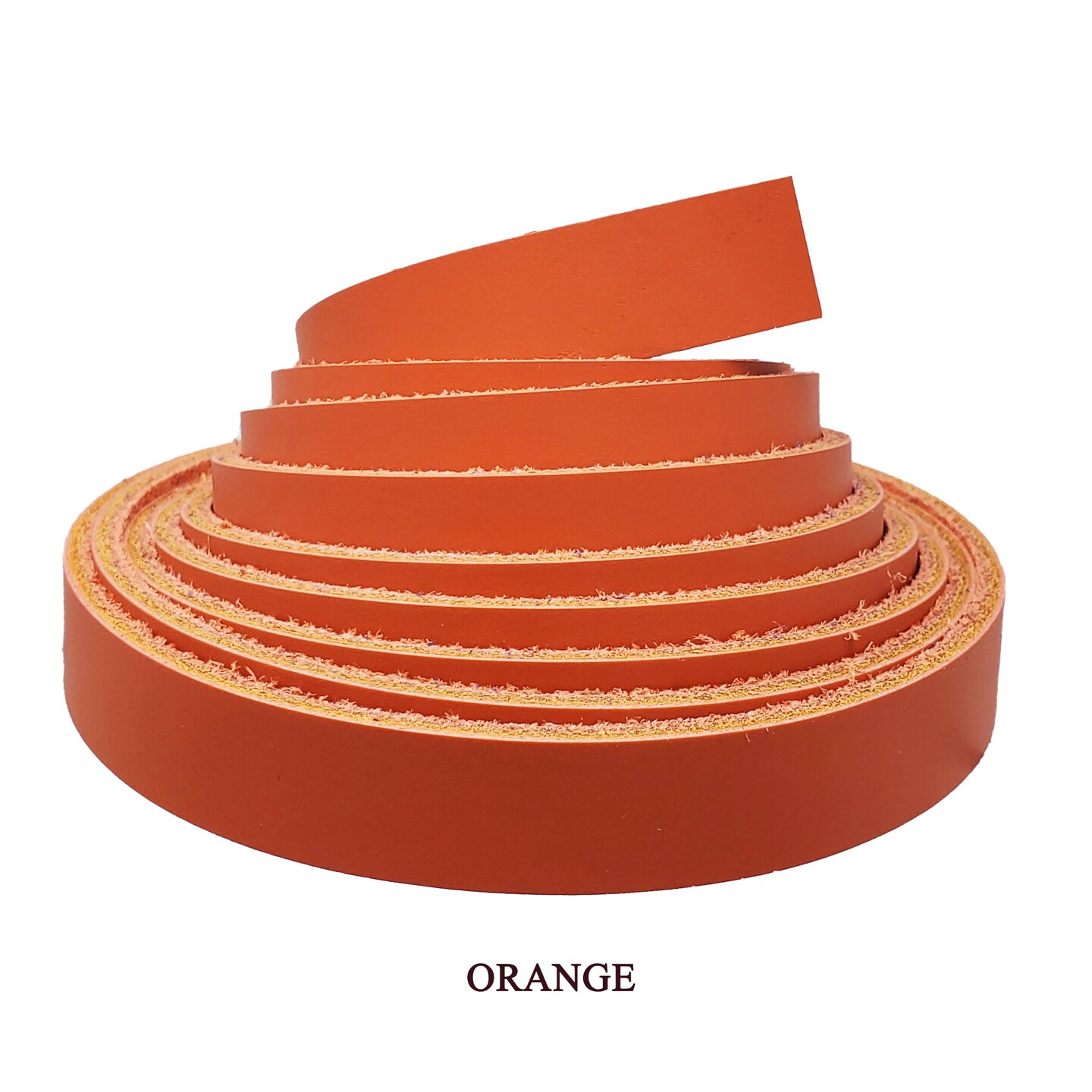 5/8 Inch Leather Strips Latigo 6-7oz (2.4 - 2.8 mm) up to 96" Long - Belts - Collars - Leashes - Purse Straps - Guitar Straps - Hat Bands