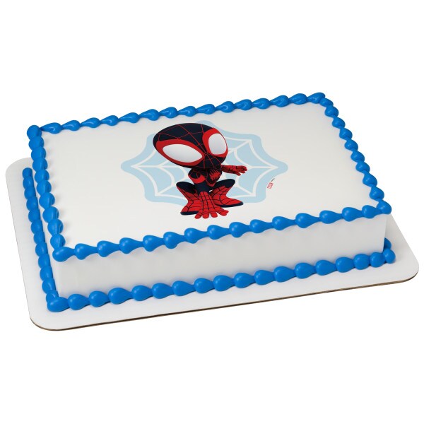 Marvel Spidey and His Amazing Friends Spin Edible Cake Topper Image 1/4 sheet