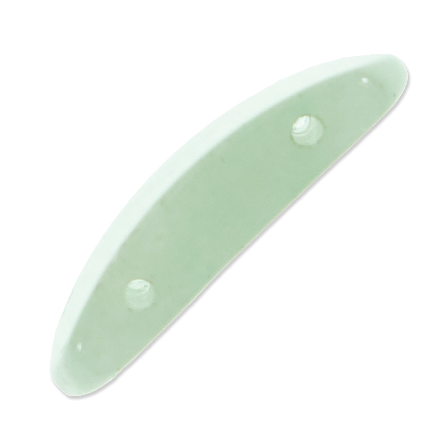 New Jade Half Moon Beads (Pack of 7)