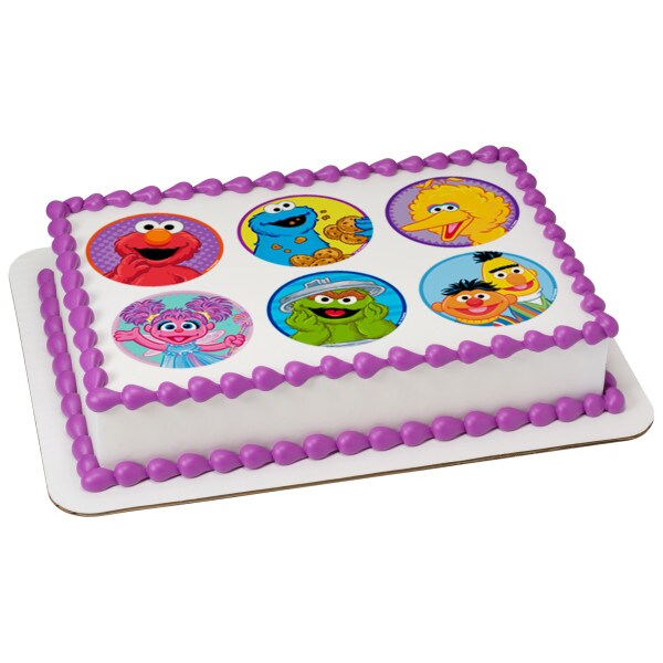 Sesame Street® Celebration Edible Cake Topper Image 1/4 sheet | Michaels