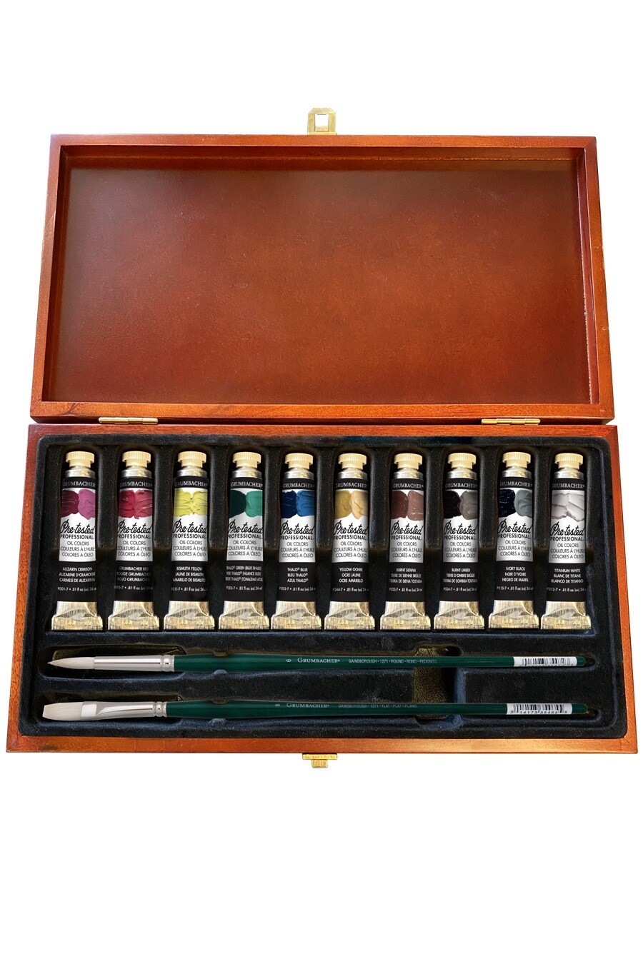 Grumbacher&#xAE; Pre-tested&#xAE; Oil Wood Box Set, 13 pcs