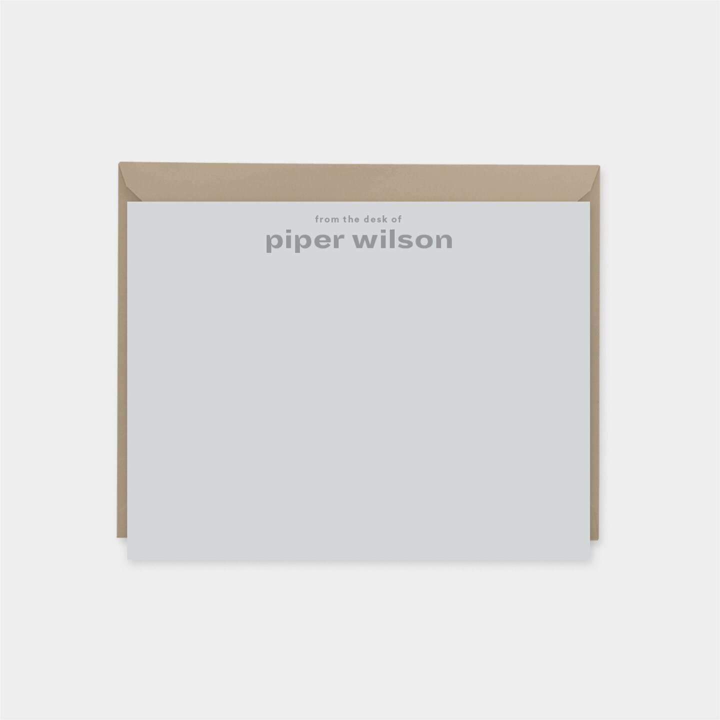 Contemporary Personalized Note Cards,