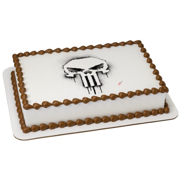 Marvel&#x27;s The Punisher Edible Cake Topper Image 1/4 sheet