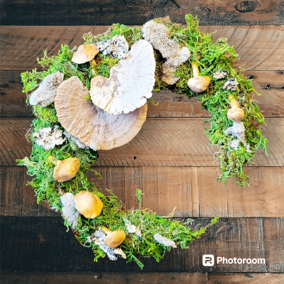 Mushroom outlets Wreath