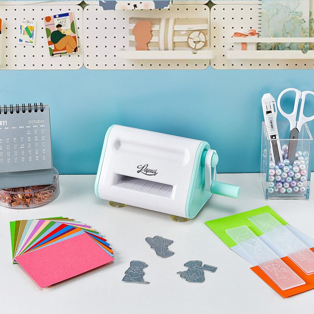 Mini Die Cutting &#x26; Embossing Machine Kit for Arts and Crafts, Scrapbooking for Card Making