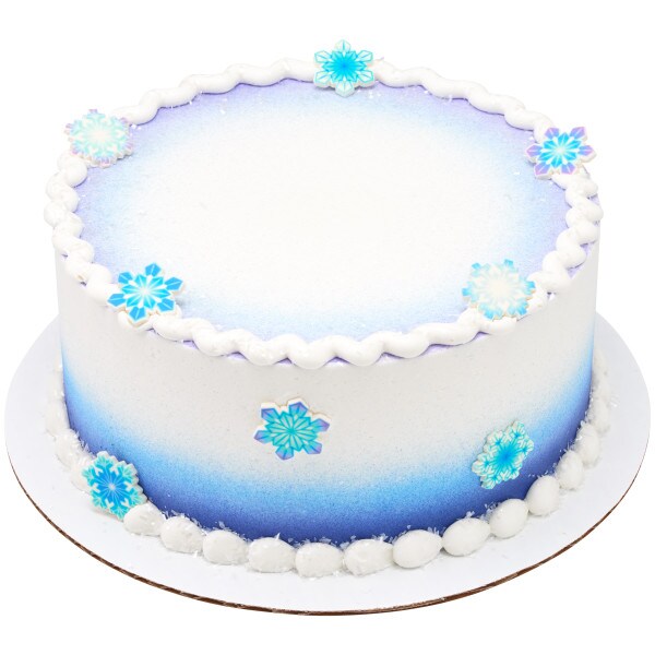 Snowflakes Assortment Sweet D&#xE9;cor&#xAE; Edible Decorations 12ct