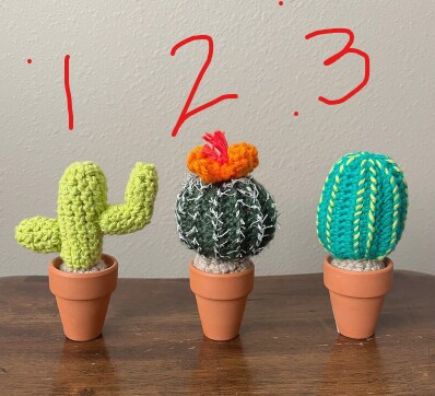 Crochet Mini Cactus