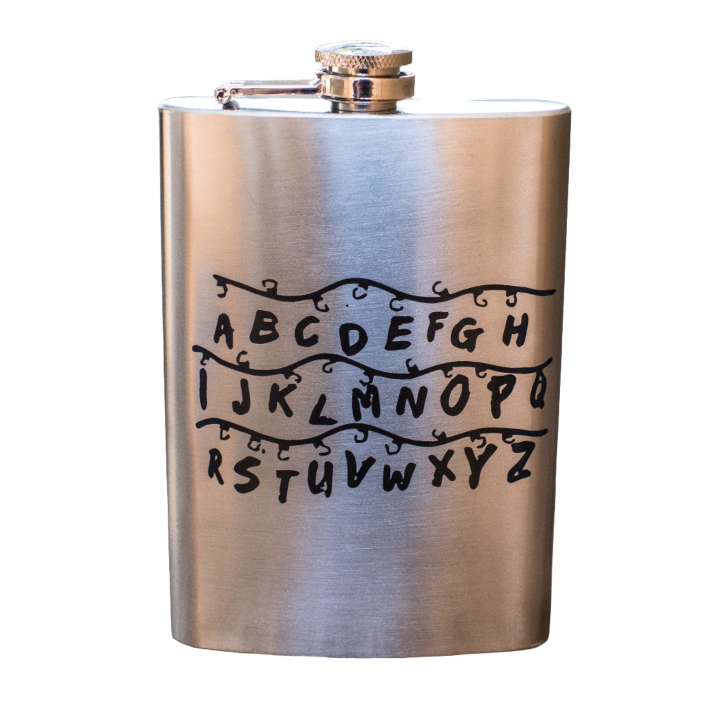 8oz Alphalights Stainless Steel Flask 8oz Alphalights Stainless Steel Flask