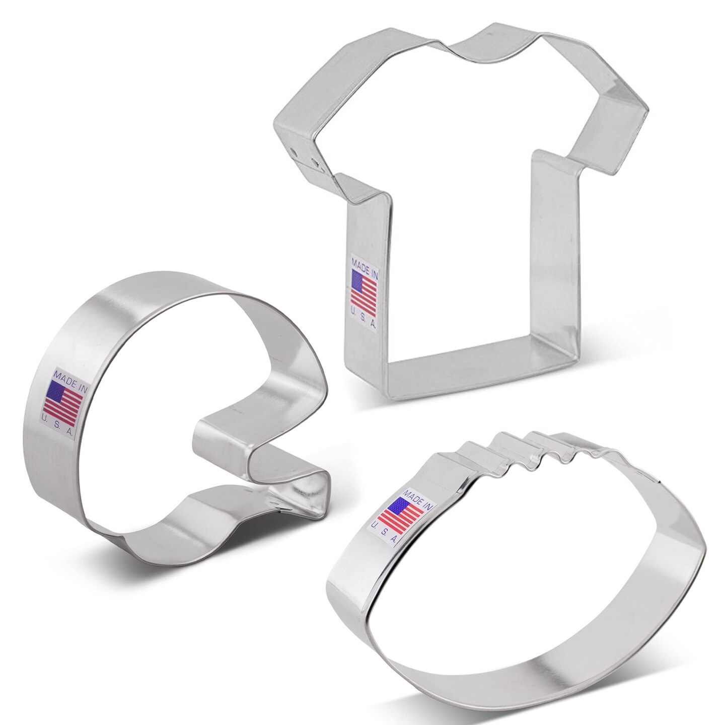 3 Pieces Set Made in the USA by Ann Clark, Football, Helmet, Jersey