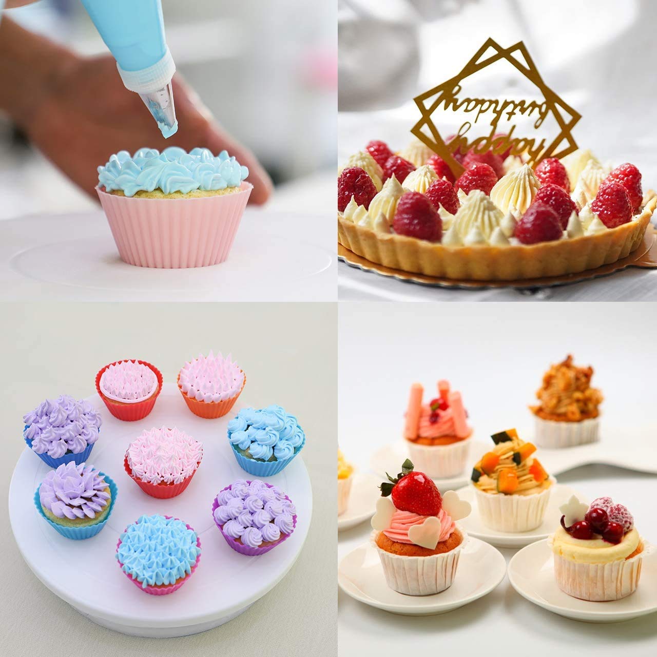48 Pieces Cake Decorating Tips and Icing Piping Tips Coupler With Piping Tips Instructions