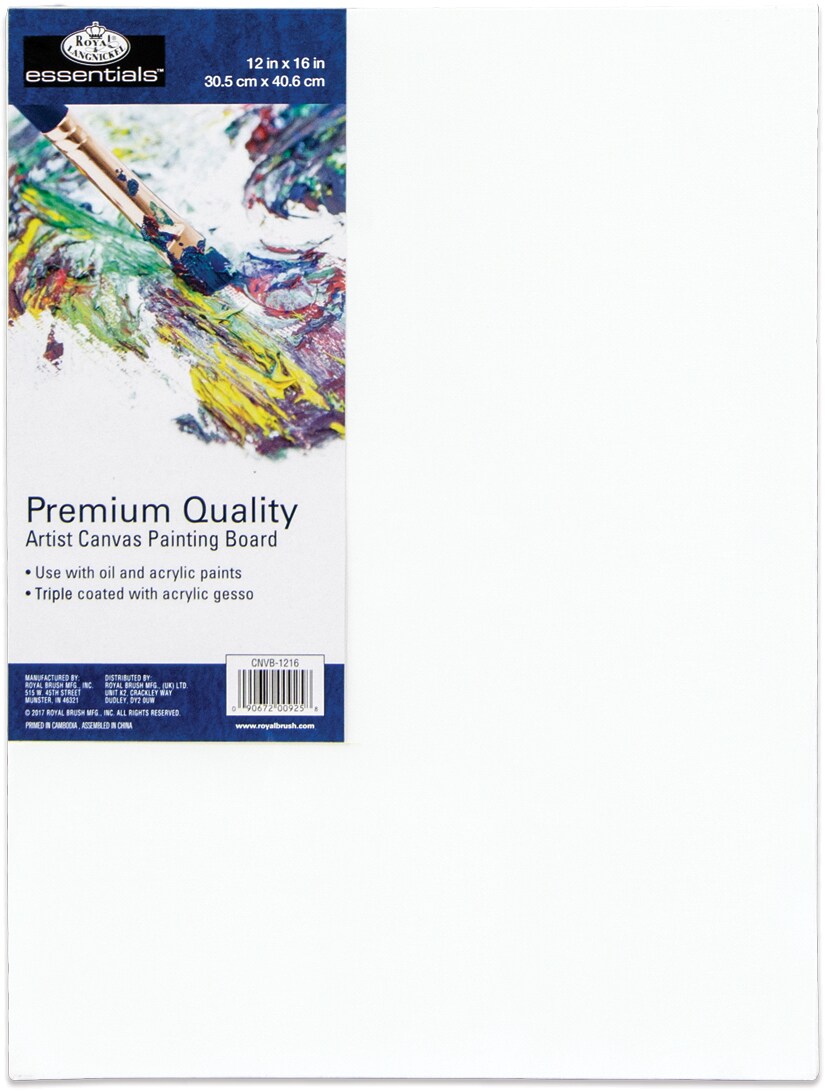 Royal Langnickel essentials(TM) Premium Canvas Board-12&#x22;x16&#x22;
