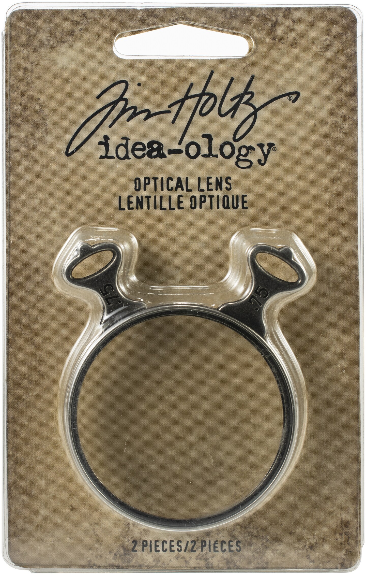 Idea-Ology Metal Adornments 2/Pkg-Optical Lens