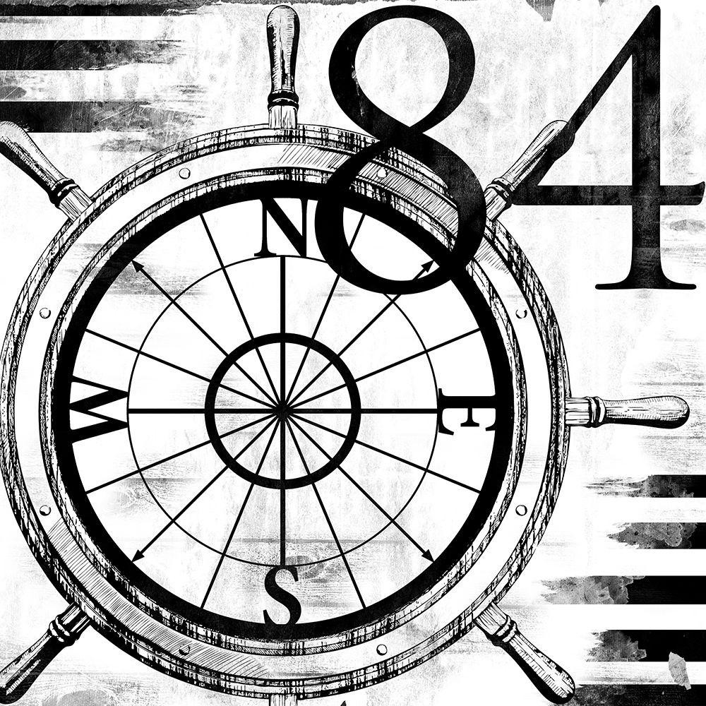 Coastal Compass Poster Print by Mlli Villa - Item # VARPDXMVSQ404A