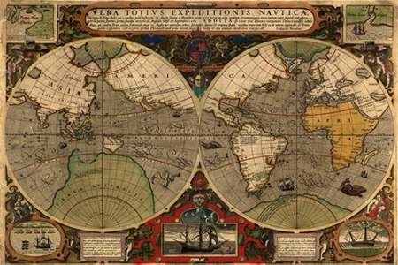Vera Totius Expeditionis Nautica Poster Print by Abraham Ortelius - Item # VARPDX379288